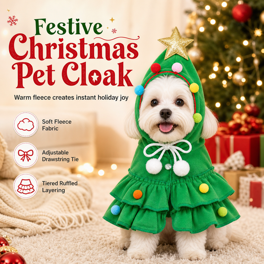 Kerstboomcape voor Honden en Katten – productafbeelding