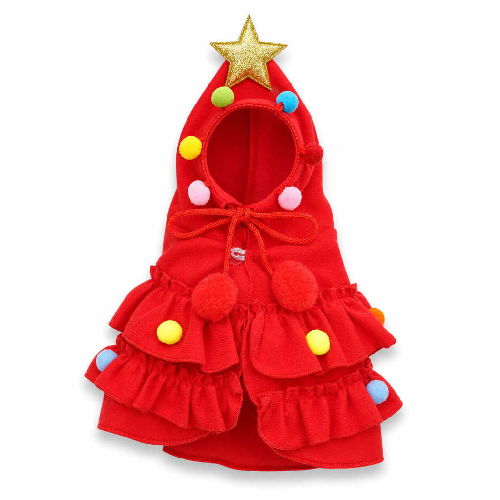 Kerstboomcape voor Honden en Katten – productafbeelding