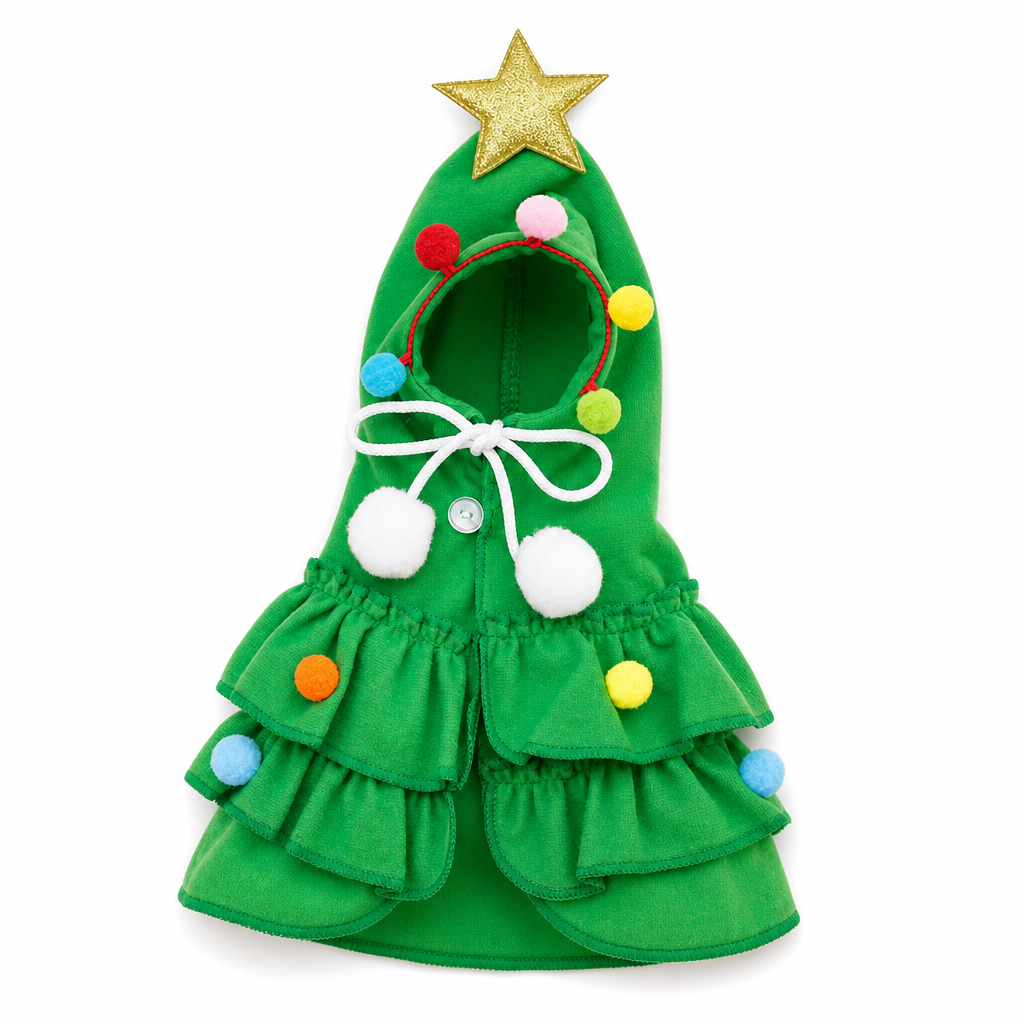 Kerstboomcape voor Honden en Katten – productafbeelding