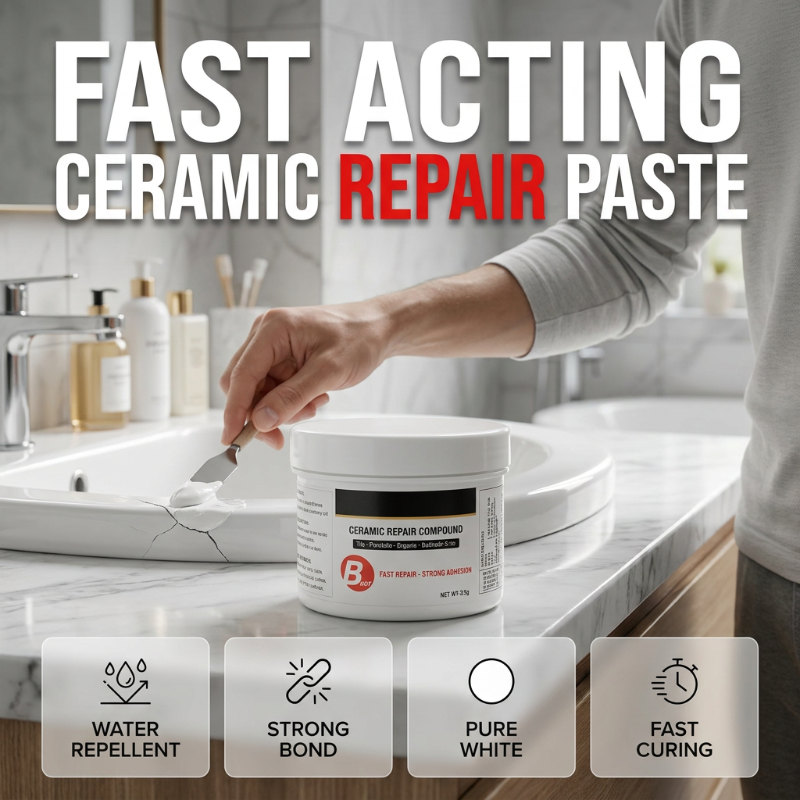 Tweecomponenten Reparatiepasta voor Keramiek – productafbeelding