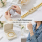 Goudkleurige Schakelarmband met Zirkonia – productafbeelding