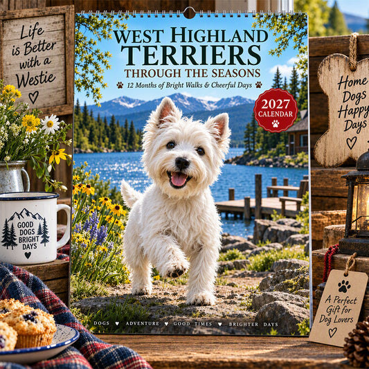 West Highland Terrier Wandkalender – productafbeelding