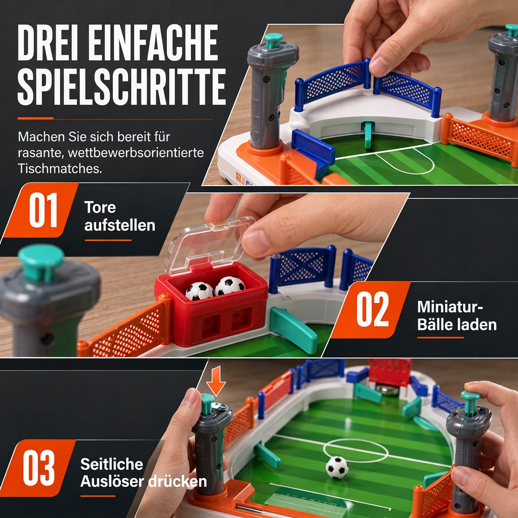 Tafelvoetbalspel voor Twee Spelers – productafbeelding