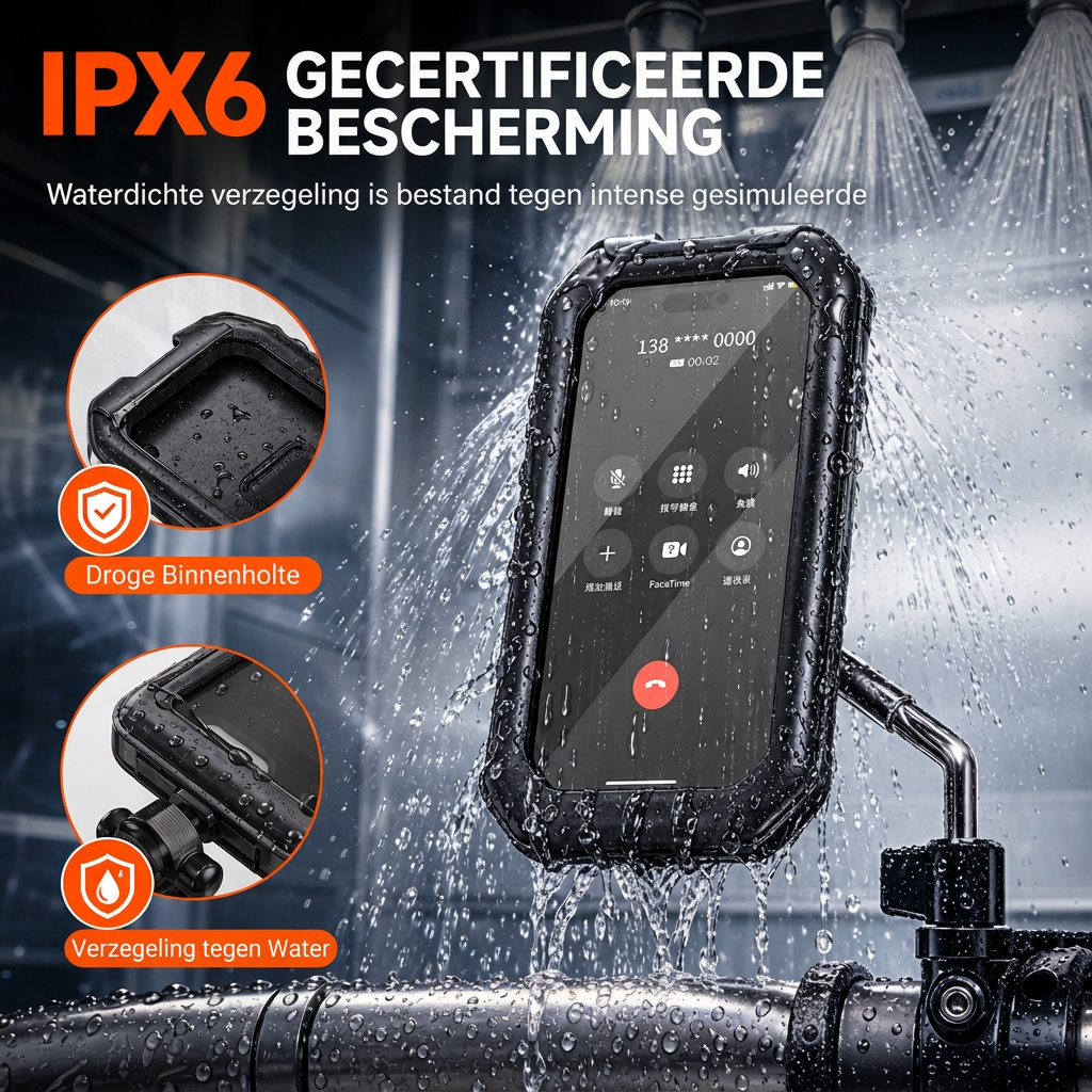 Weerbestendige Telefoonhouder voor Fiets en Motor – productafbeelding