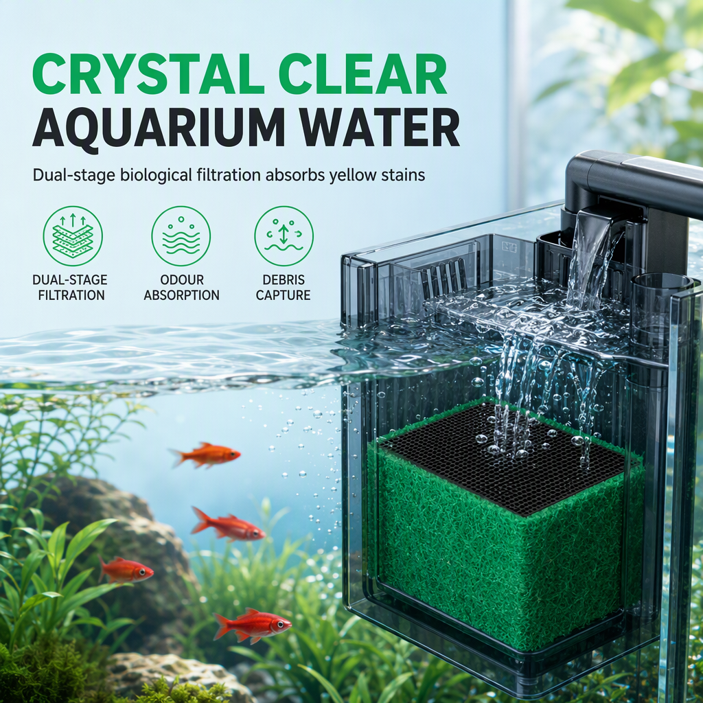 Actieve-Koolfilterblok voor Aquariums – productafbeelding
