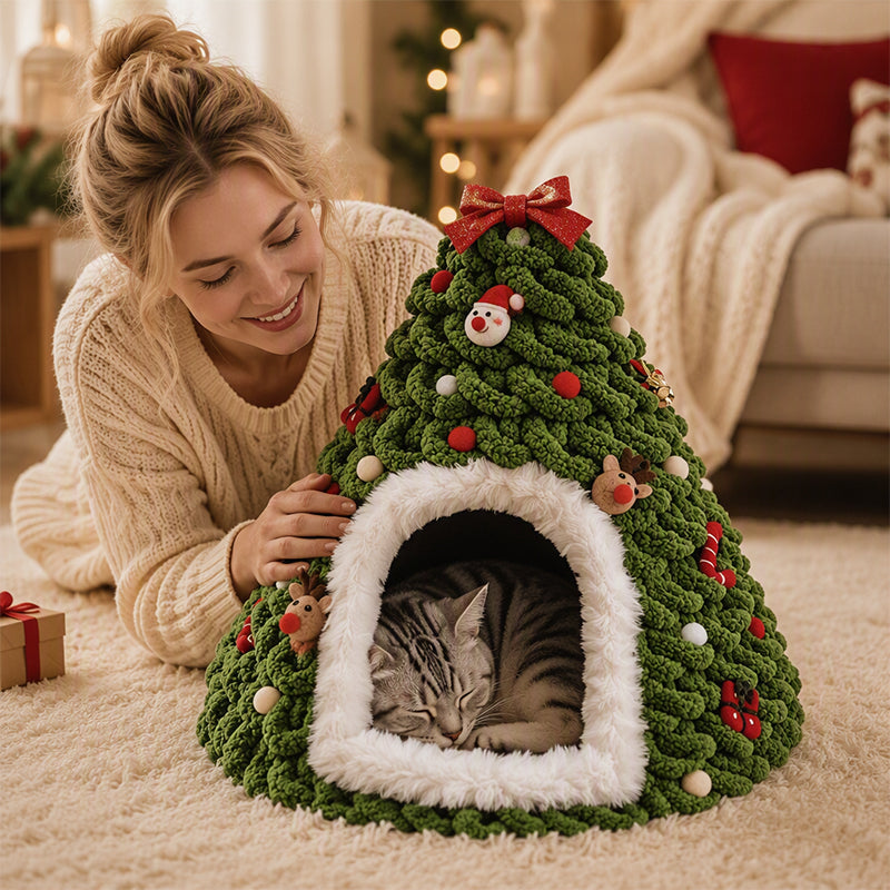 Kerstboom-Kattenmand – productafbeelding