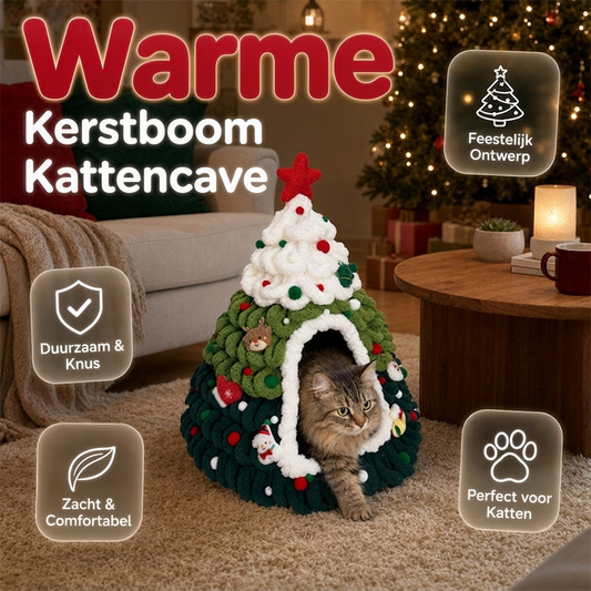 Kerstboom-Kattenmand – productafbeelding