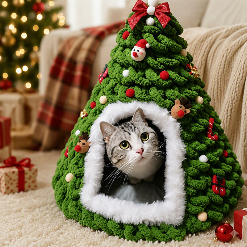 Kerstboom-Kattenmand – productafbeelding