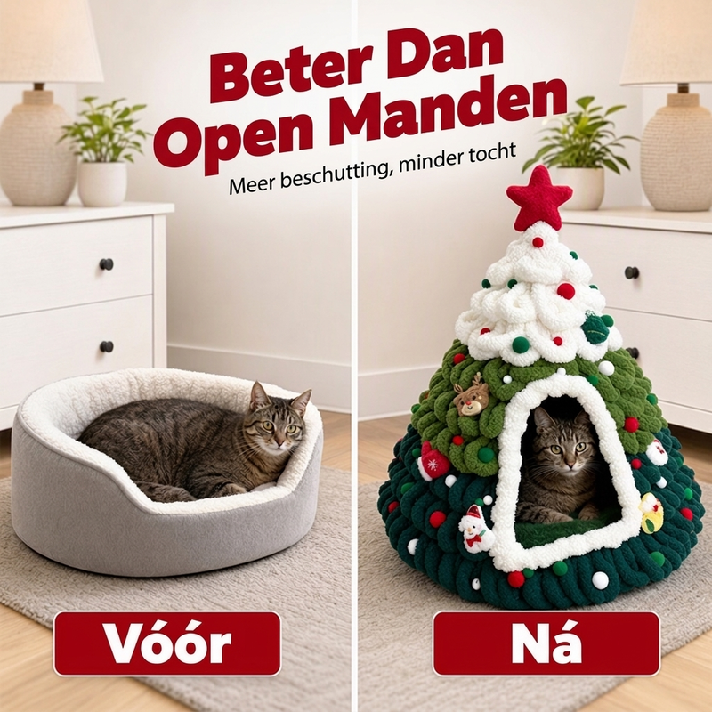 Kerstboom-Kattenmand – productafbeelding