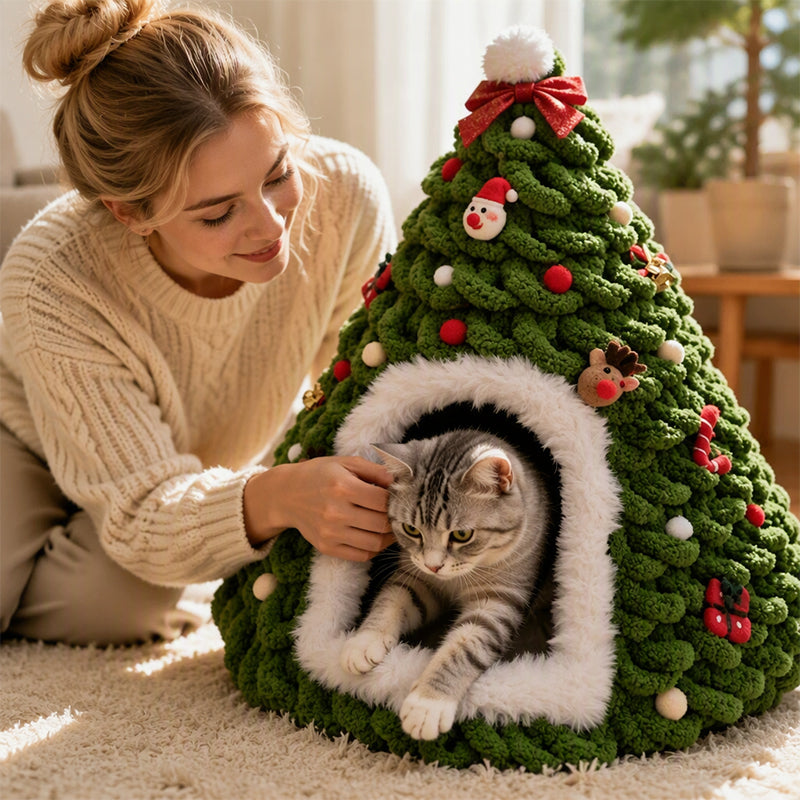 Kerstboom-Kattenmand – productafbeelding