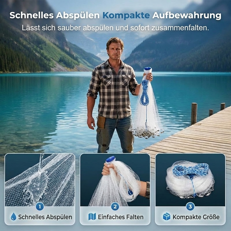 Eenvoudig te Werpen Werpnet – productafbeelding
