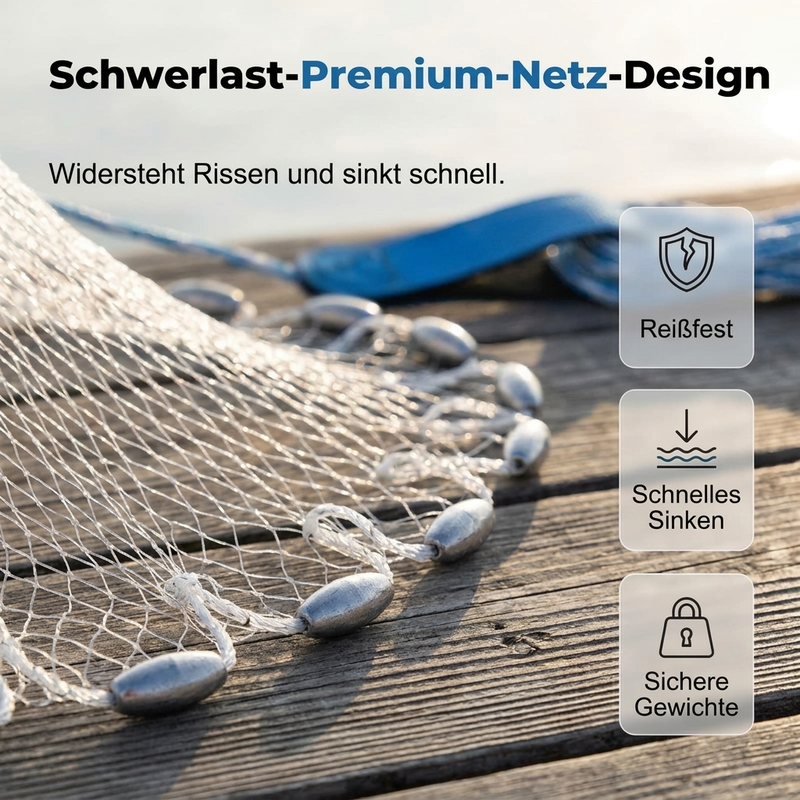 Eenvoudig te Werpen Werpnet – productafbeelding