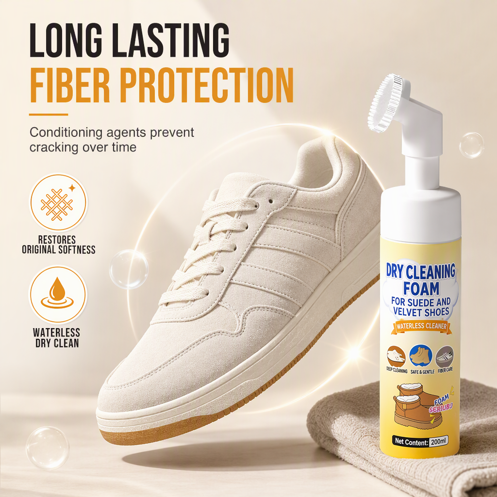 Droogreinigingsschuim voor Suède en Nubuck – productafbeelding