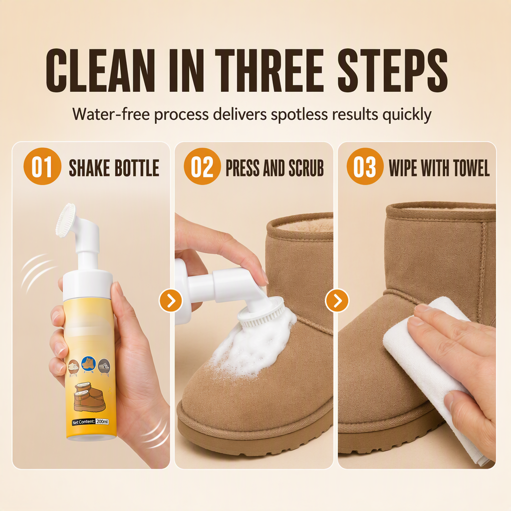 Droogreinigingsschuim voor Suède en Nubuck – productafbeelding