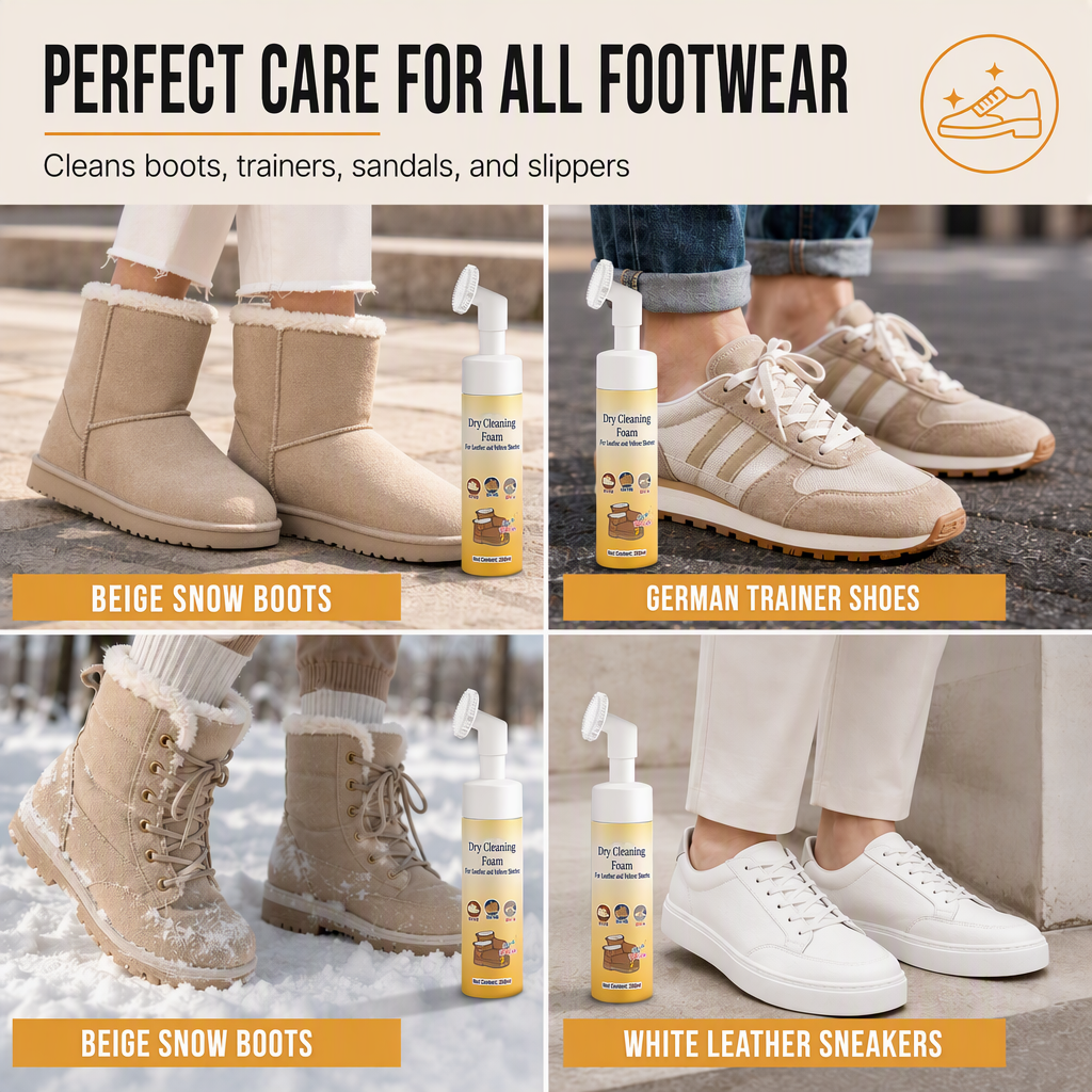 Droogreinigingsschuim voor Suède en Nubuck – productafbeelding