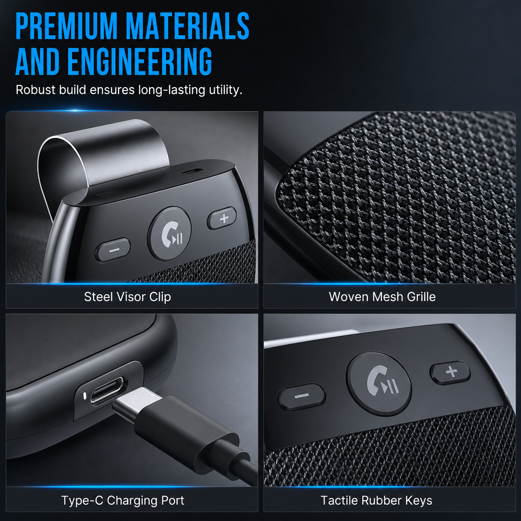 Bluetooth-Speakerphone voor Zonneklep – productafbeelding