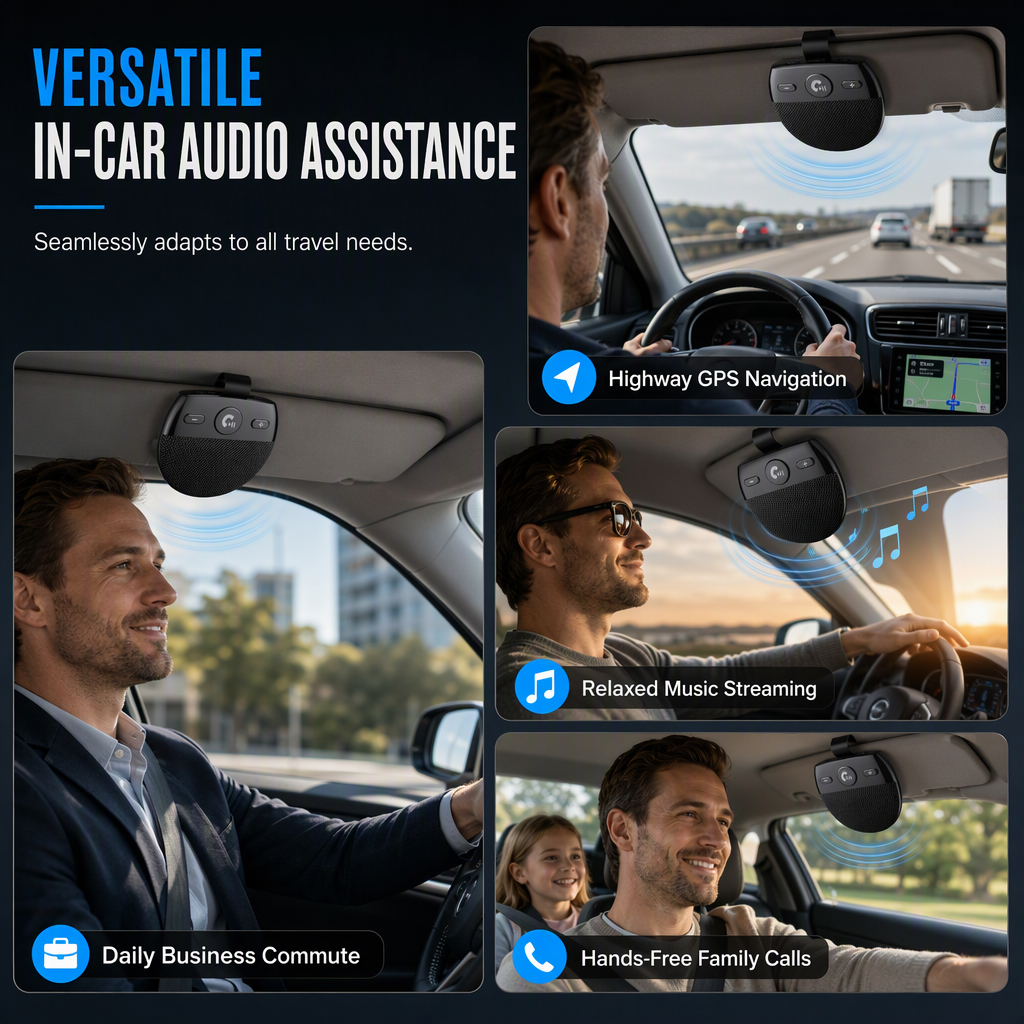Bluetooth-Speakerphone voor Zonneklep – productafbeelding