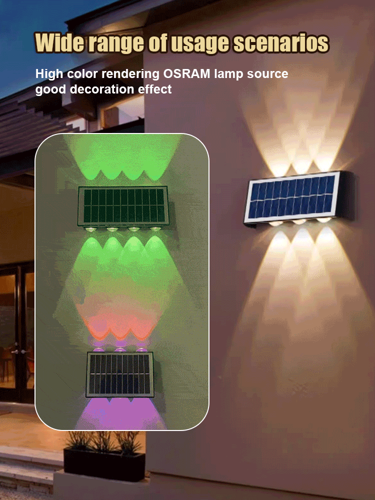 Solar-Wandlamp voor Buiten – productafbeelding