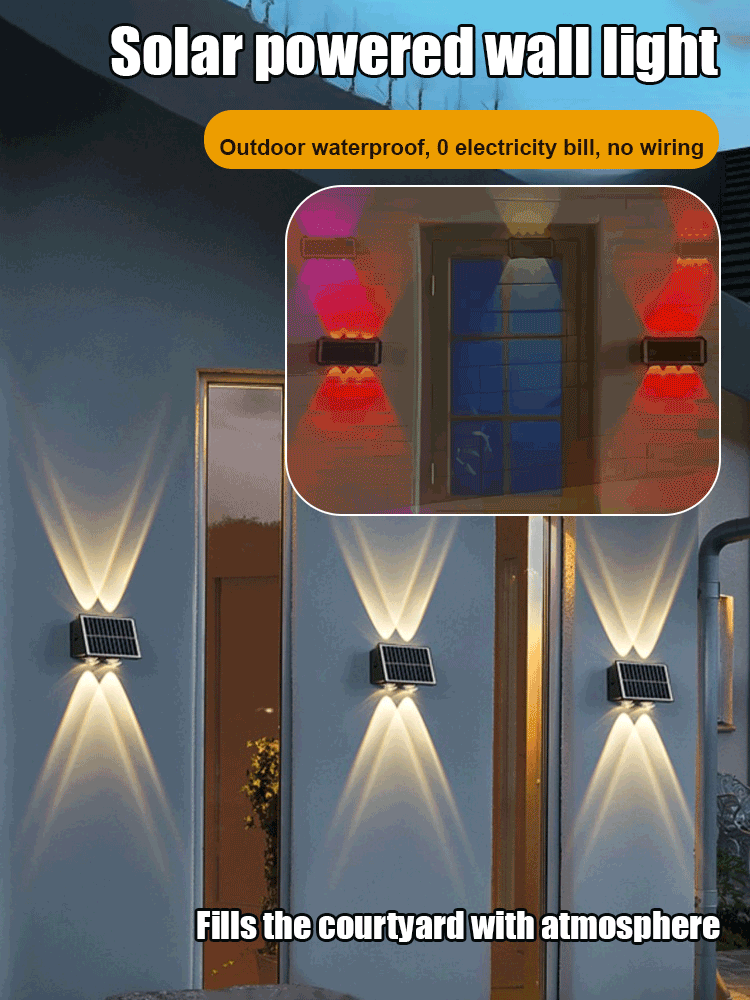 Solar-Wandlamp voor Buiten – productafbeelding