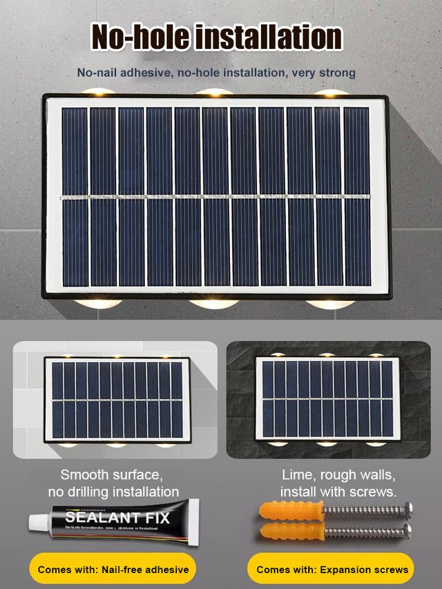 Solar-Wandlamp voor Buiten – productafbeelding