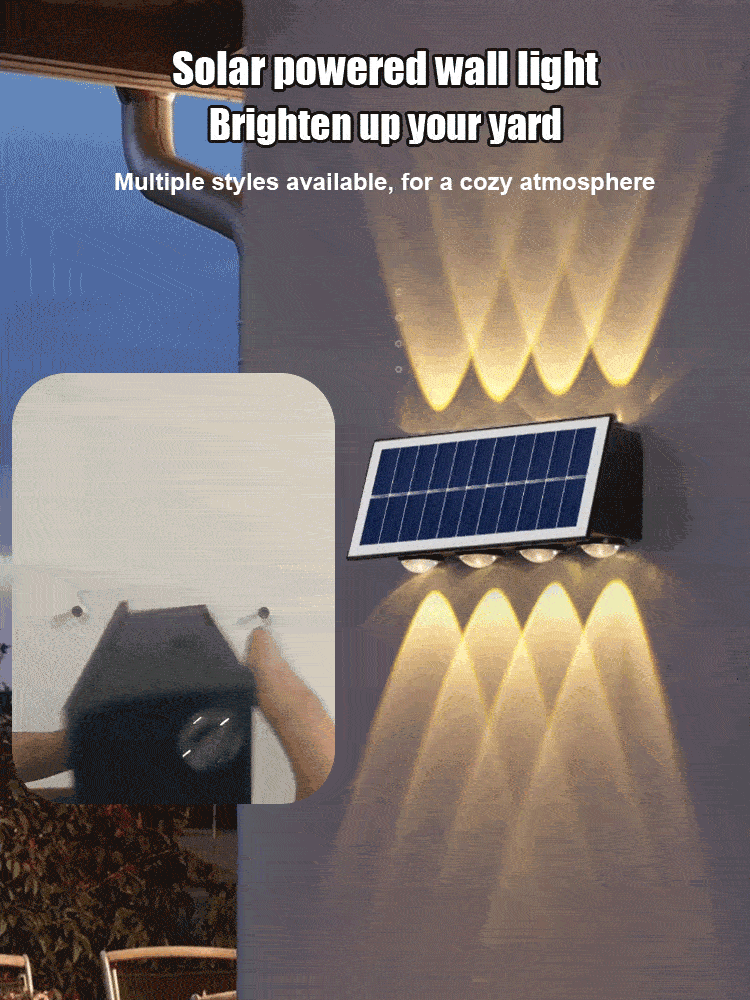 Solar-Wandlamp voor Buiten – productafbeelding