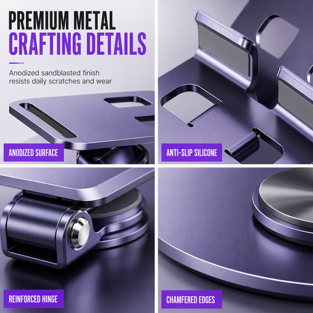 Verstelbare Metalen Telefoonstandaard – productafbeelding