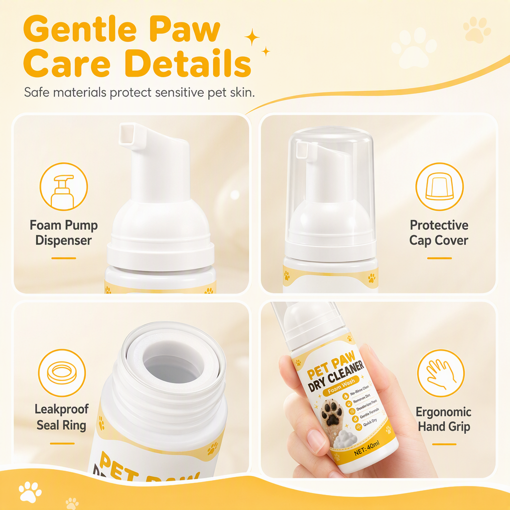 Reinigingsschuim voor Honden- en Kattenpoten – productafbeelding