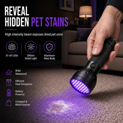UV-Blacklightzaklamp – productafbeelding