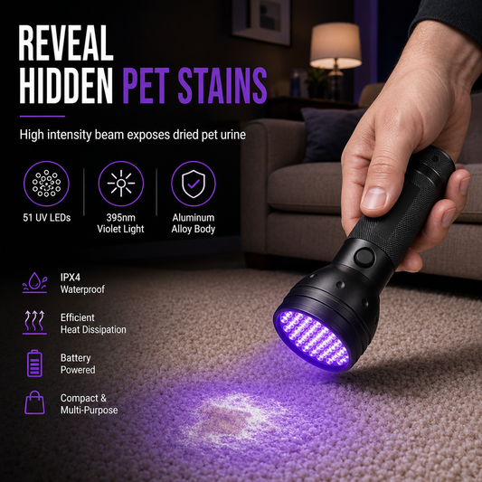 UV-Blacklightzaklamp – productafbeelding