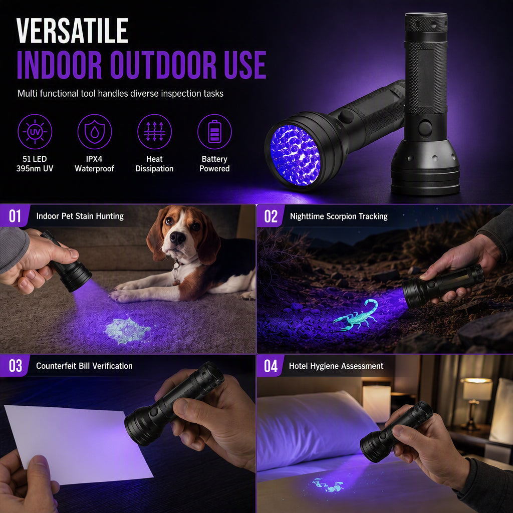 UV-Blacklightzaklamp – productafbeelding