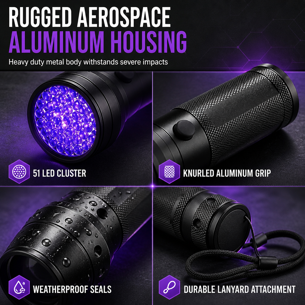 UV-Blacklightzaklamp – productafbeelding