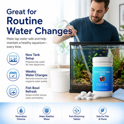 Aquarium-Waterbehandelingstabletten – productafbeelding