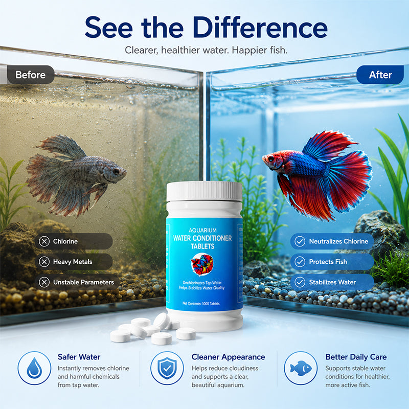 Aquarium-Waterbehandelingstabletten – productafbeelding