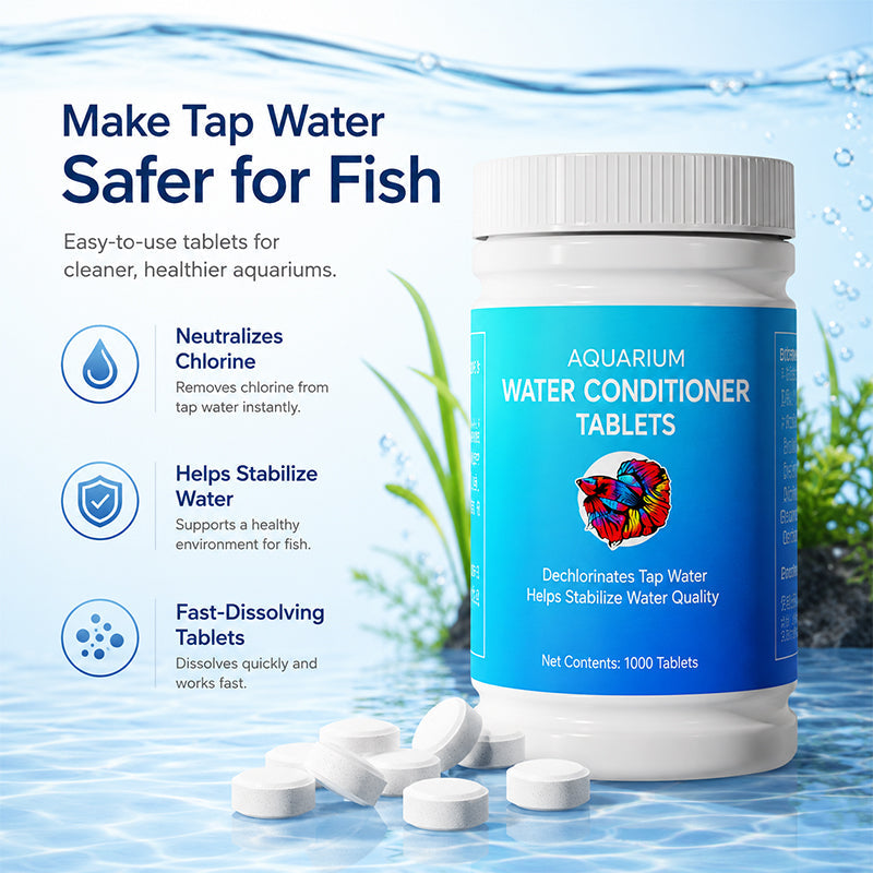 Aquarium-Waterbehandelingstabletten – productafbeelding