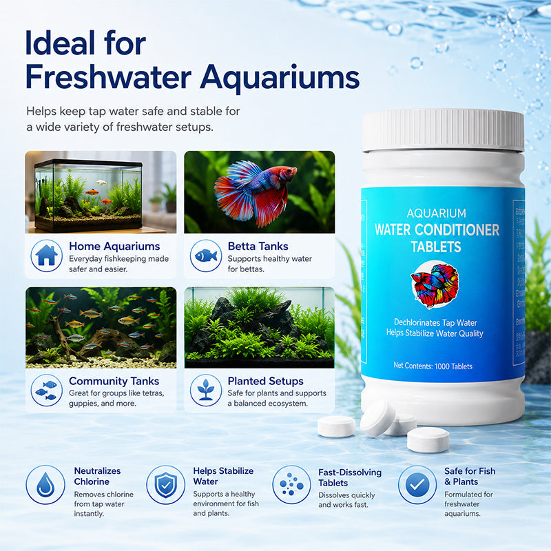 Aquarium-Waterbehandelingstabletten – productafbeelding