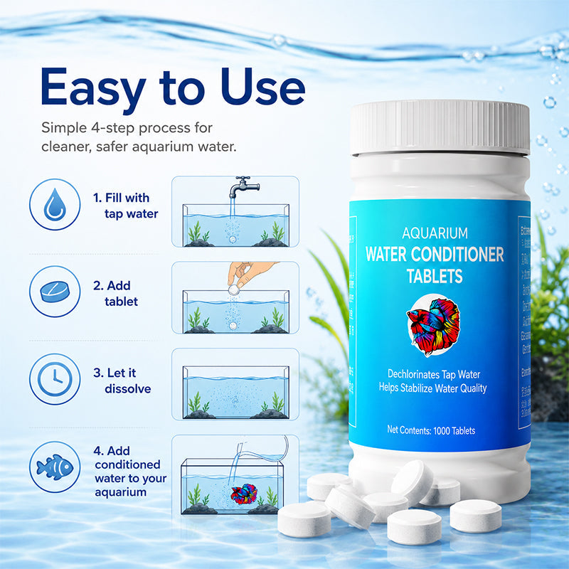 Aquarium-Waterbehandelingstabletten – productafbeelding