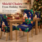 Elastische Kerststoelhoes – productafbeelding