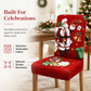 Elastische Kerststoelhoes – productafbeelding