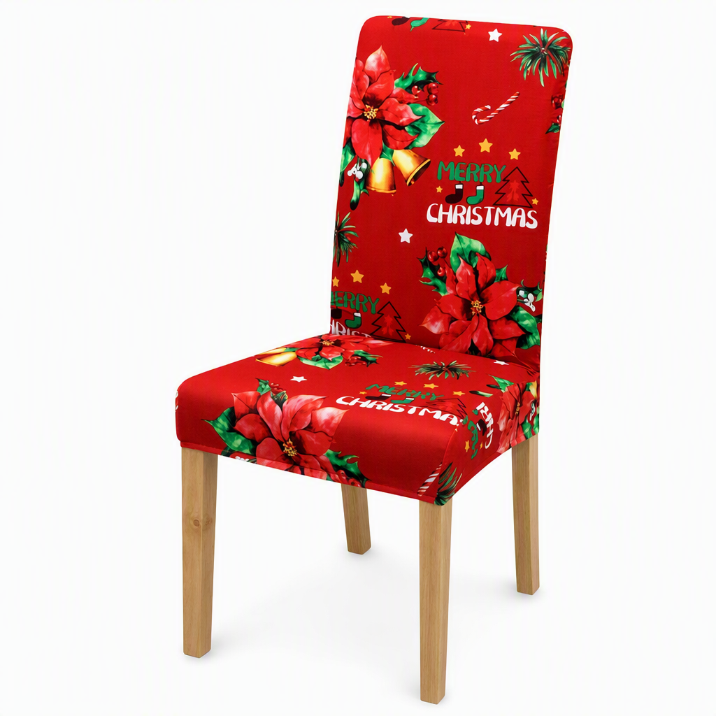 Elastische Kerststoelhoes – productafbeelding