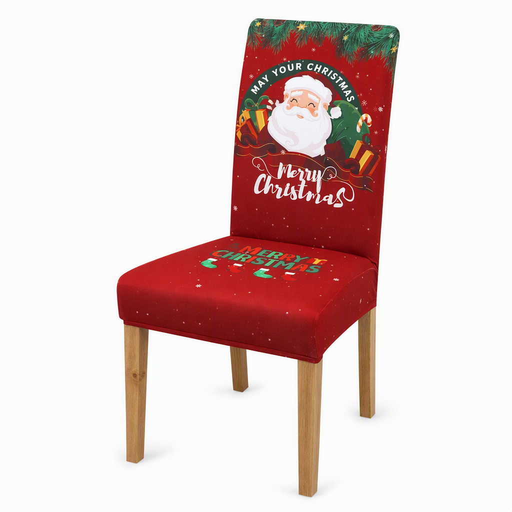 Elastische Kerststoelhoes – productafbeelding