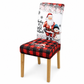 Elastische Kerststoelhoes – productafbeelding