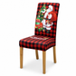 Elastische Kerststoelhoes – productafbeelding