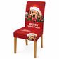Elastische Kerststoelhoes – productafbeelding