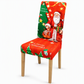 Elastische Kerststoelhoes – productafbeelding