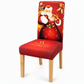 Elastische Kerststoelhoes – productafbeelding