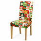 Elastische Kerststoelhoes – productafbeelding