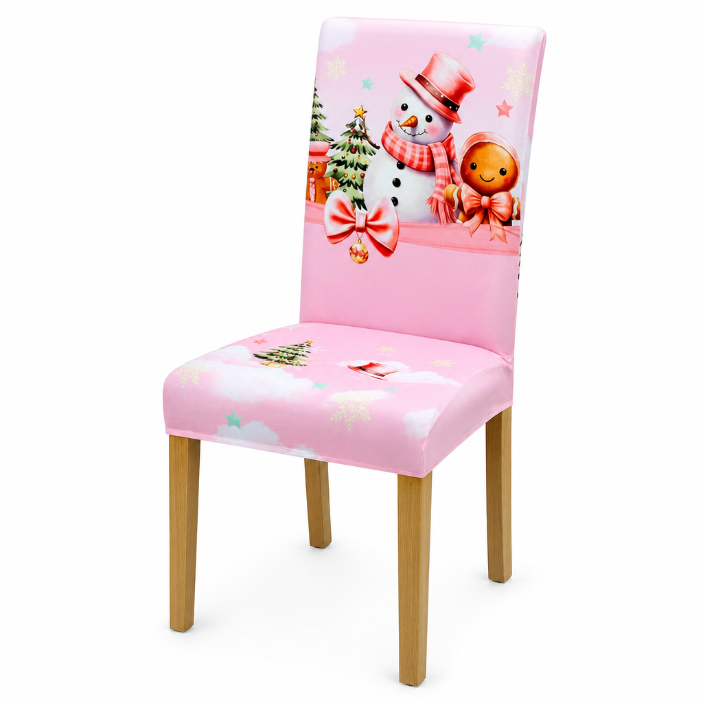 Elastische Kerststoelhoes – productafbeelding