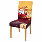 Elastische Kerststoelhoes – productafbeelding