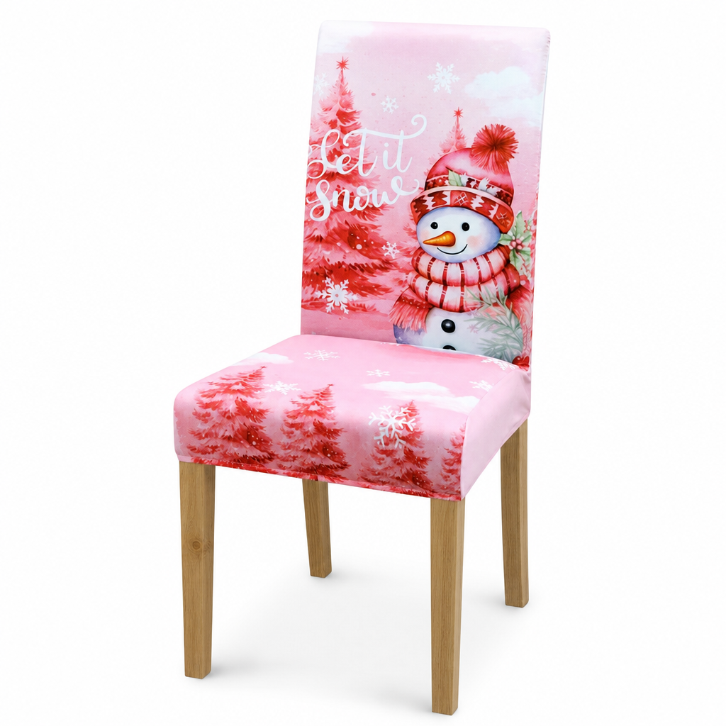 Elastische Kerststoelhoes – productafbeelding