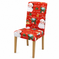 Elastische Kerststoelhoes – productafbeelding